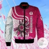 Jesus Faith Over Fear Sunflower Pink 3d Bomber Jacket