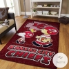 Kansas City Chiefs Area Rug NFL Football Living Room Carpet Home Floor Decor 03111