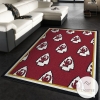 Kansas City Chiefs Repeat Rug Nfl Team Area Rug Carpet Bedroom Rug Christmas Gift US Decor