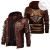 Knights Of Columbus 2D Leather Jacket