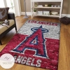 Los Angeles Angels Area Rug MLB Baseball Team Logo Carpet Living Room Rugs Floor Decor 2002171