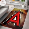 Los Angeles Angels Area Rug MLB Baseball Team Logo Carpet Living Room Rugs Floor Decor 2002181