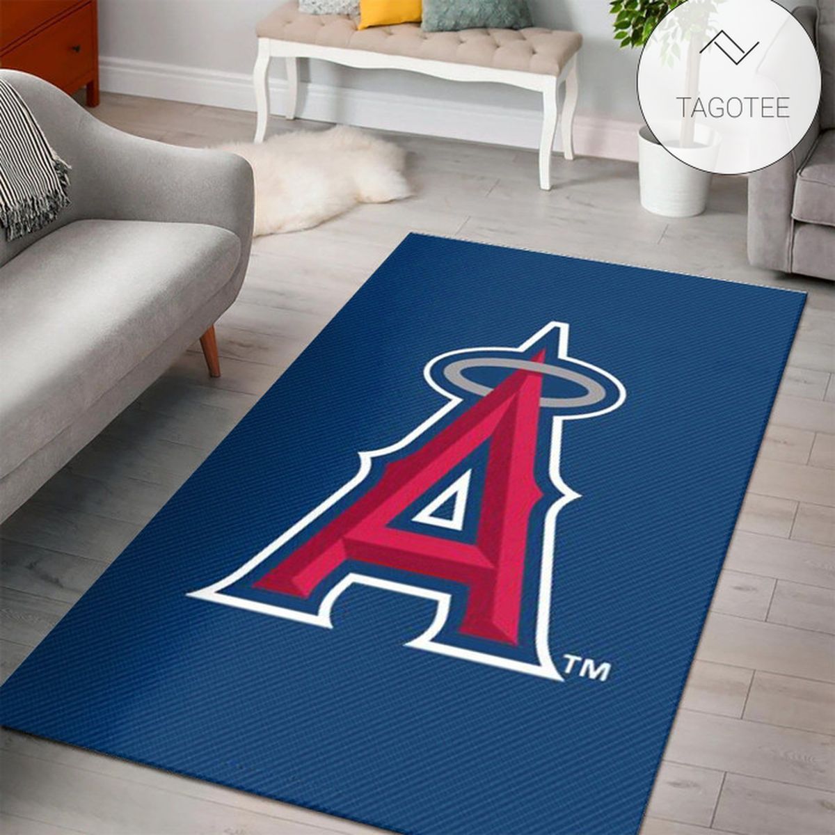 Los Angeles Angels Area Rug MLB Baseball Team Logo Carpet Living Room Rugs Floor Decor 2002182