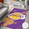 Los Angeles Lakers Area Rug Rugs For Living Room Rug Home Decor