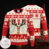 Maker's Mark Reindeer Knitted Ugly Christmas Sweater