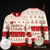 Maker's Mark Santa Hat Christmas Knitted Ugly Christmas Sweater