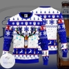 Michelob Ultra Reindeer Knitted Ugly Christmas Sweater