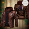 Montreal Alouettes Cfl Perfect 2D Leather Jacket