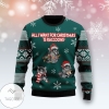 New 2021 All I Want For Christmas Is Raccoons Ugly Christmas Sweater