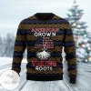 New 2021 American Grown With Viking Roots Ugly Christmas Sweater
