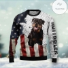 New 2021 American Rottweiler Ugly Christmas Sweater