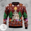 New 2021 Australian Shepherd Pine Tree Ugly Christmas Sweater