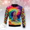 New 2021 Autism Christmas Tree Ugly Christmas Sweater