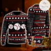 New 2021 Baseball Balls Ugly Christmas Sweater