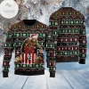 New 2021 Bigfoot In The Gift Box Ugly Christmas Sweater