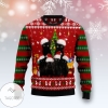 New 2021 Black Cat Family Christmas Ugly Christmas Sweater