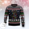 New 2021 Black Cat Fluffmas Ugly Christmas Sweater