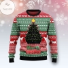 New 2021 Black Cat Meowy Ugly Christmas Sweater
