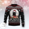 New 2021 Black Cat Run On Coffee Ugly Christmas Sweater