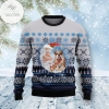 New 2021 Bulldog Love Santa Moon Ugly Christmas Sweater