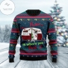 New 2021 Caravan Home Is Where You Park It  Ugly Christmas Sweater