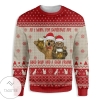 New 2021 Cat All I Want For Christmas Are Good Beer And A Good Friend Ugly Christmas Sweater