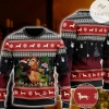 New 2021 Christmas Dachshund Santa Hat Ugly Christmas Sweater