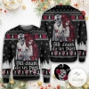 New 2021 Couple Skull Till Death Ugly Christmas Sweater