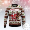 New 2021 Cowboy Santa Claus Ugly Christmas Sweater