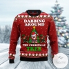 New 2021 Dabbing Around The Christmas Tree Ugly Christmas Sweater