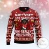 New 2021 Dachshund Attitude Ugly Christmas Sweater