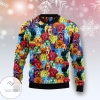 New 2021 Dog Colorful Ugly Christmas Sweater