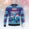 New 2021 Dolphin Flippin' Christmas Ugly Christmas Sweater