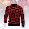 New 2021 Firefighter Christmas Pattern Ugly Christmas Sweater
