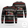 New 2021 Firefighter Ugly Christmas Holiday Ugly Sweater