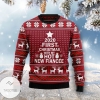 New 2021 First Christmas With My Hot Fiance  Ugly Christmas Sweater