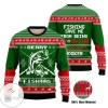 New 2021 Fishing-Hooker Ugly Christmas Sweater