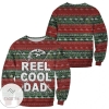 New 2021 Fishing Reel Cool Dad Ugly Christmas Sweater