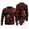 New 2021 Freddy Krueger Christmas Holiday Ugly Sweater