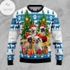 New 2021 French Bulldog Greeting Ugly Christmas Sweater