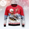 New 2021 German Shepherd Santa Claus Ugly Christmas Sweater