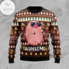 New 2021 Hamsome Cute Pig Ugly Christmas Sweater