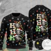New 2021 Heifer Cow Ho Ho Ho Pattern Ugly Christmas Sweater