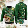New 2021 Ho Ho Ho Corgi Dog Christmas Tree Ugly Christmas Sweater