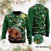 New 2021 Ho Ho Ho Dachshund Christmas Tree Ugly Christmas Sweater