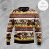 New 2021 Horse Native American Pattern Ugly Christmas Sweater