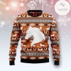New 2021 Horse Pattern Ugly Christmas Sweater