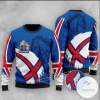 New 2021 Iceland Flag Style Ugly Christmas Sweater