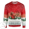 New 2021 It's The Most Wonderful Time Of The Year Ugly Christmas Sweater