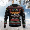 New 2021 I've Been Good All Year Just Ask Grandma Ugly Christmas Sweater